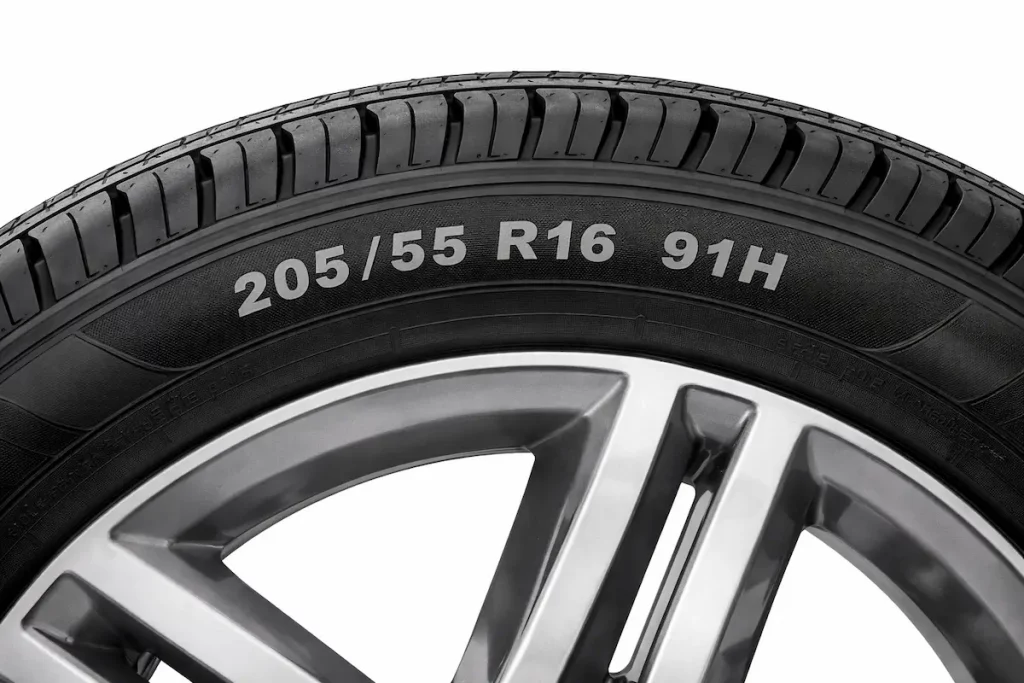 neumatico con letras y numeros que significa los números de los neumáticos