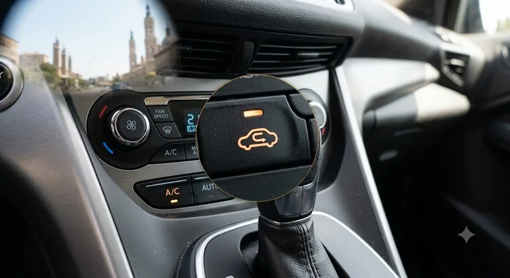 boton de recirculacion aire acondicionado coche boton recirculacion de aire acondiconado
