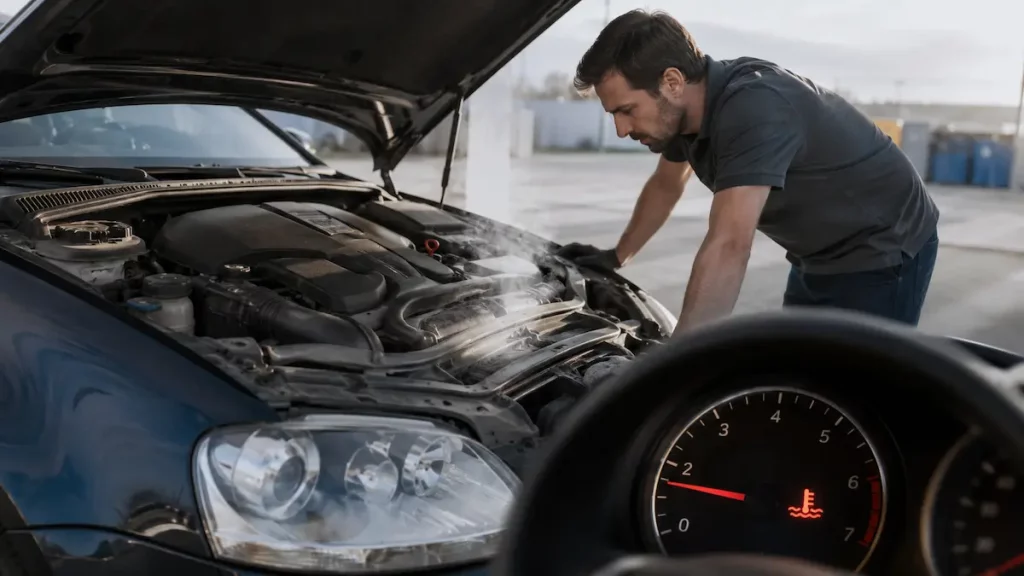 revisando motor sobrecalentado el ventilador de mi coche no funciona