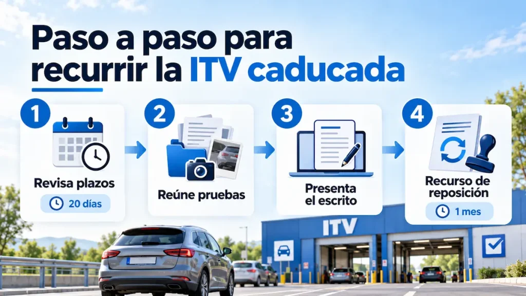 resumen guia recurrir multa itv recurrir una multa por ITV caducada